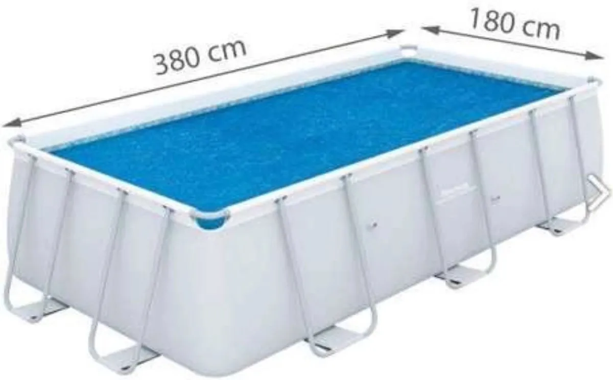 Bestway Rechthoekig Afdekzeil 404x201cm Blauw - Solar