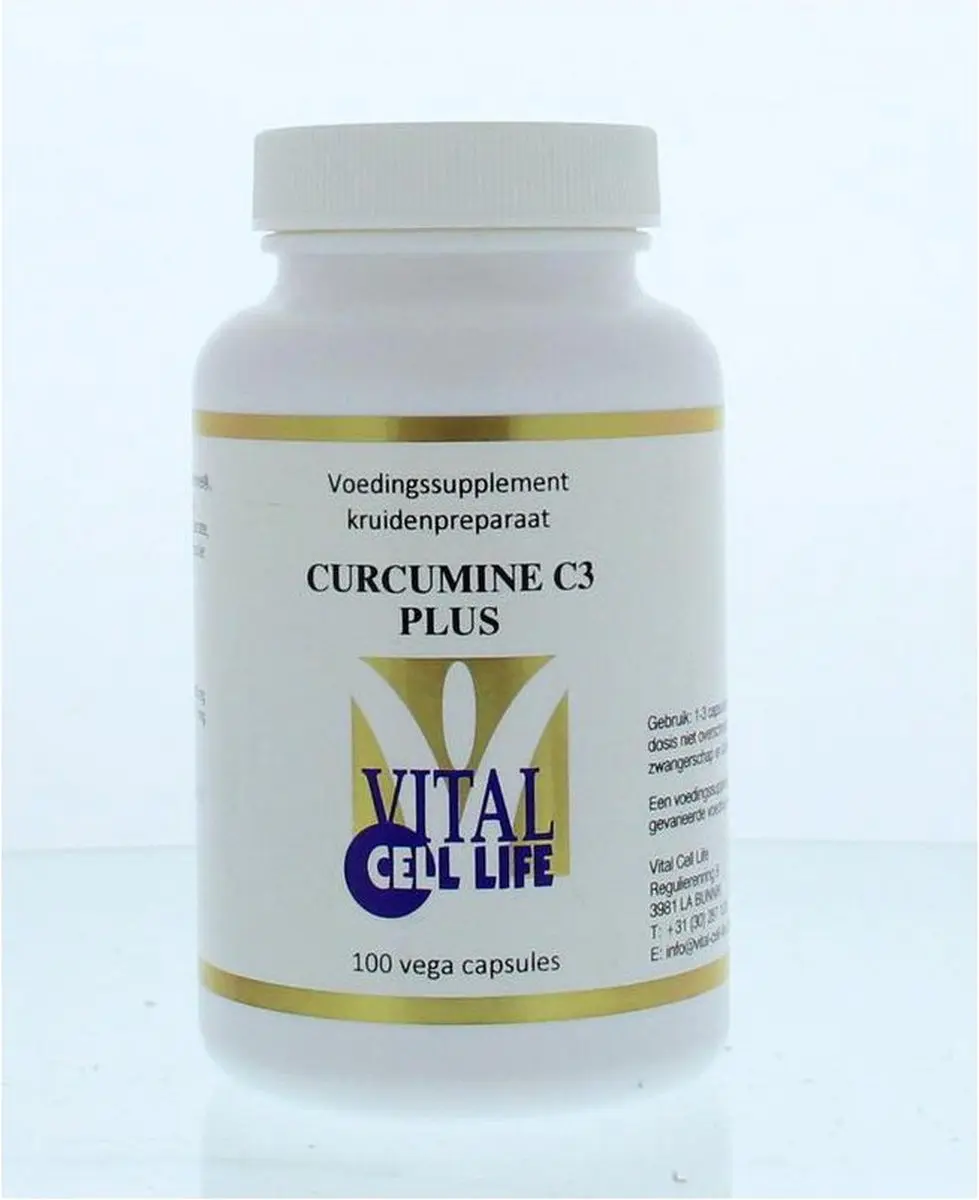 Vital Cell Life Curcumine C3 Plus 100 Capsules