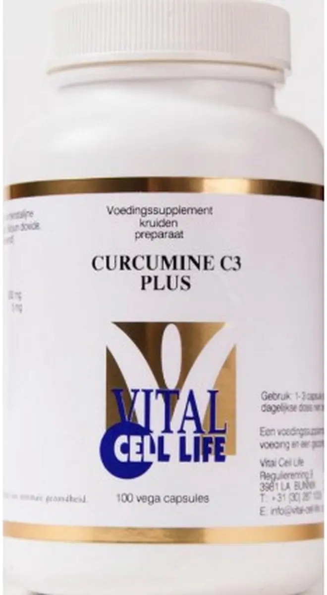 Vital Cell Life Curcumine C3 Plus 100 Capsules