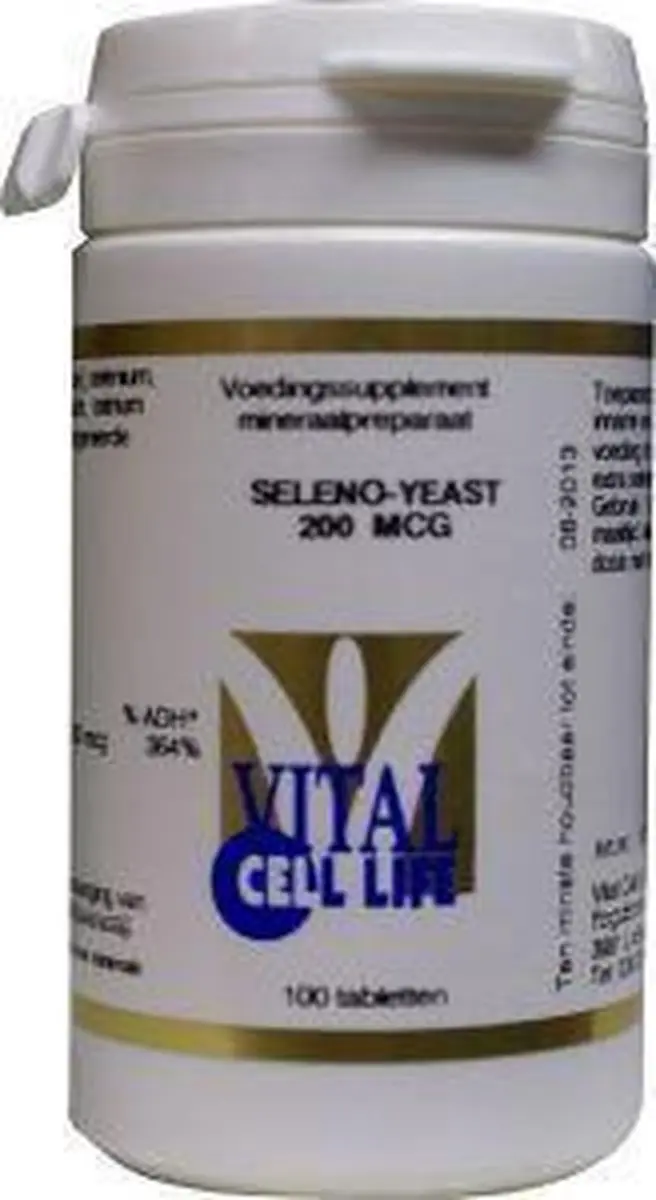 Vital Cell Life Seleno Yeast 200Mcg - 100mg