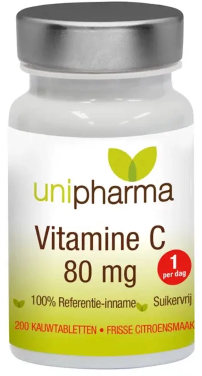 Unipharma Vitamine C 80mg Kauwtabletten