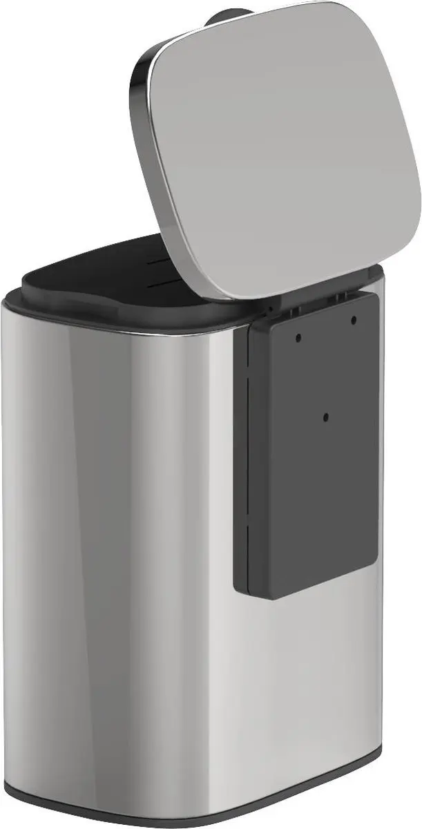 Wenko SARE Wandmontage Prullenbak 5L - Zilver