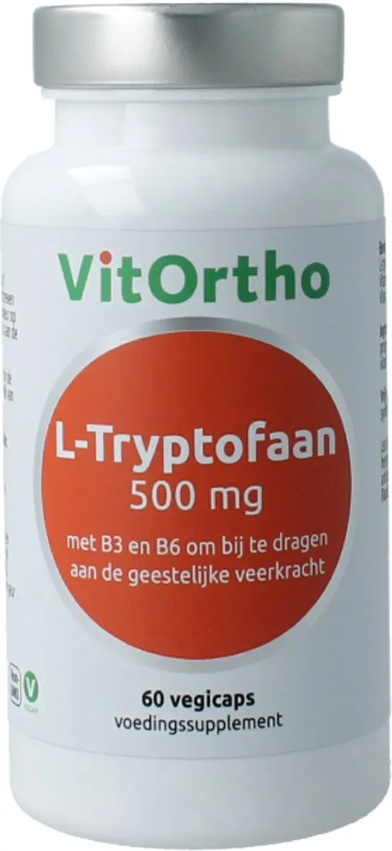 VitOrtho L-Tryptofaan 500mg 60 Capsules