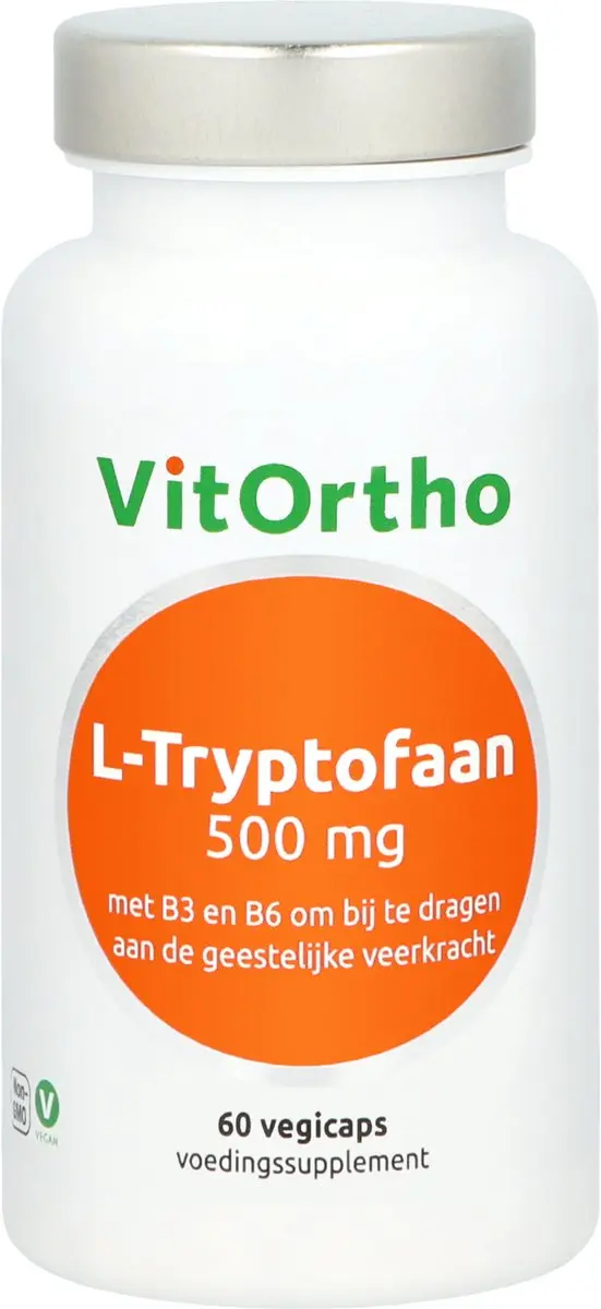 VitOrtho L-Tryptofaan 500mg 60 Capsules