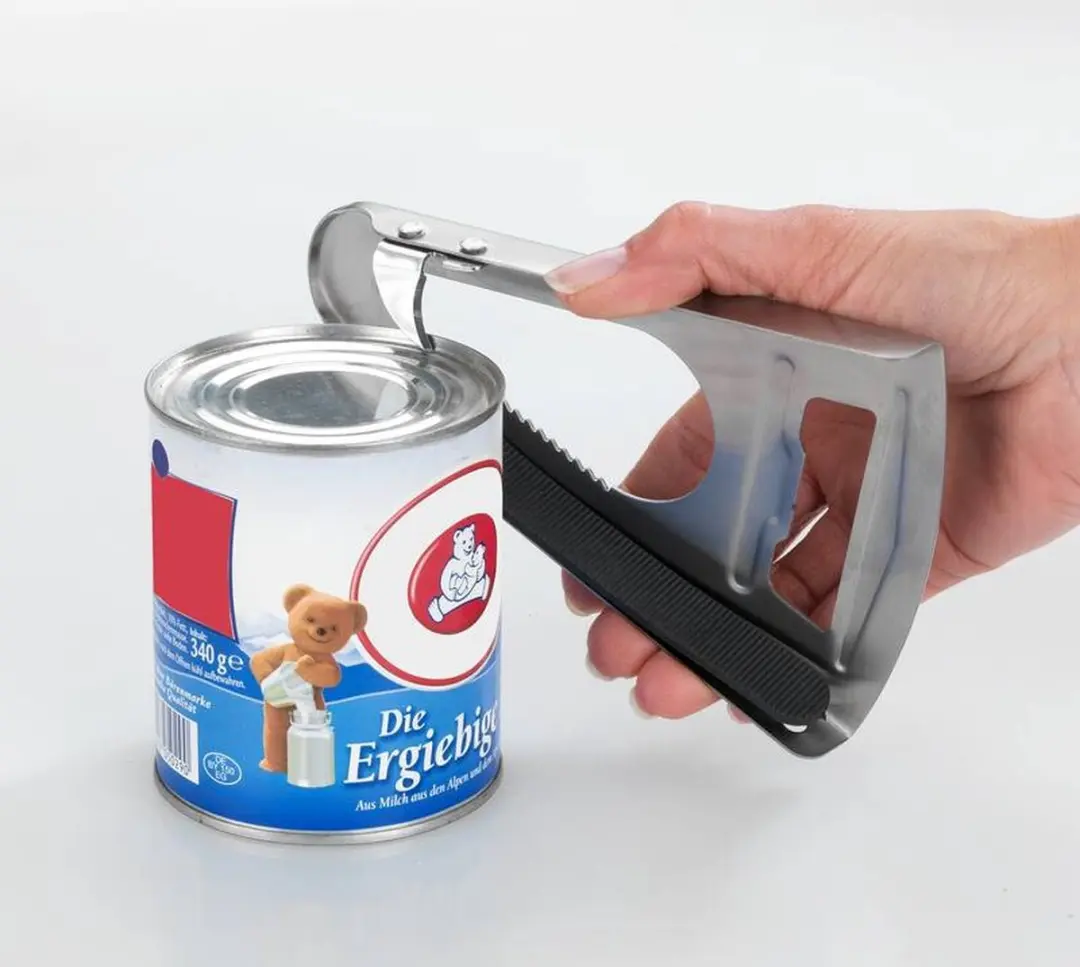 Wenko Roestvrijstaal 6-in-1 Multi Opener - Zwart/Zilver