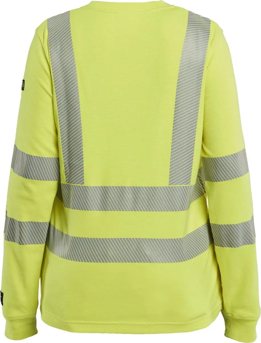 Blåkläder Dames Longsleeve Multinorm T-shirt 34691761 - XXL - High Vis Geel