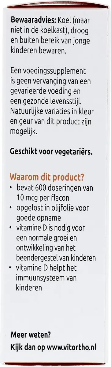 VitOrtho Vitamine D3 Kind 20ml