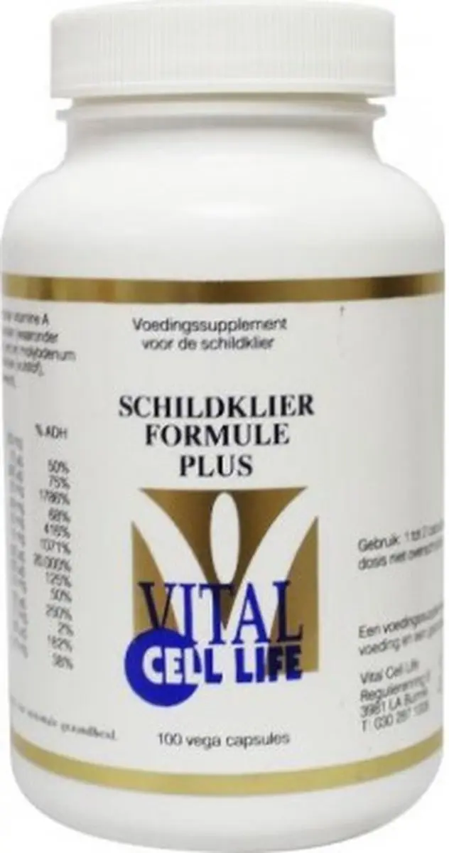 Vital Cell Life Schildklierformule Plus Capsules 100 Stuks
