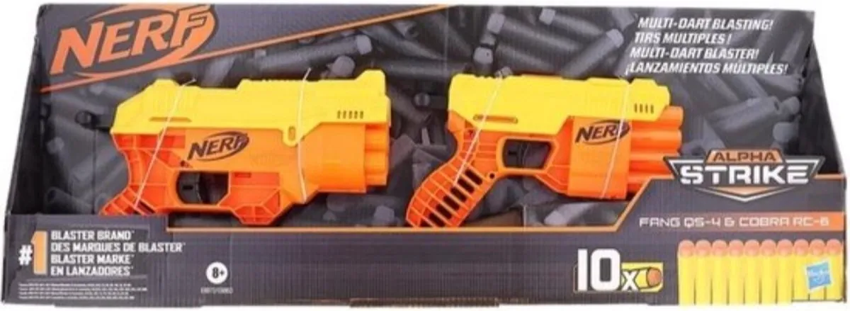 Nerf Alpha Strike Multi-Blaster - Geel/Orange