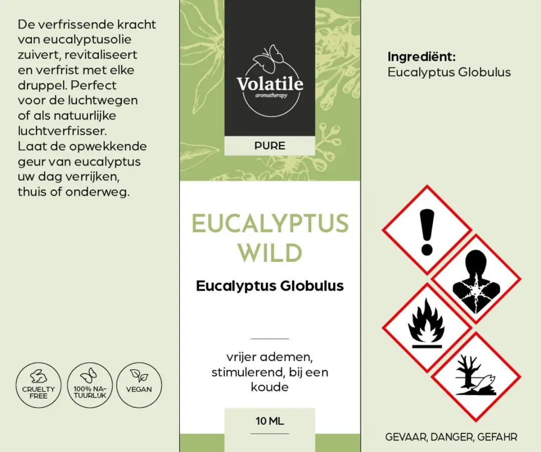 Volatile Eucalyptus Wild Etherische Olie 10ml
