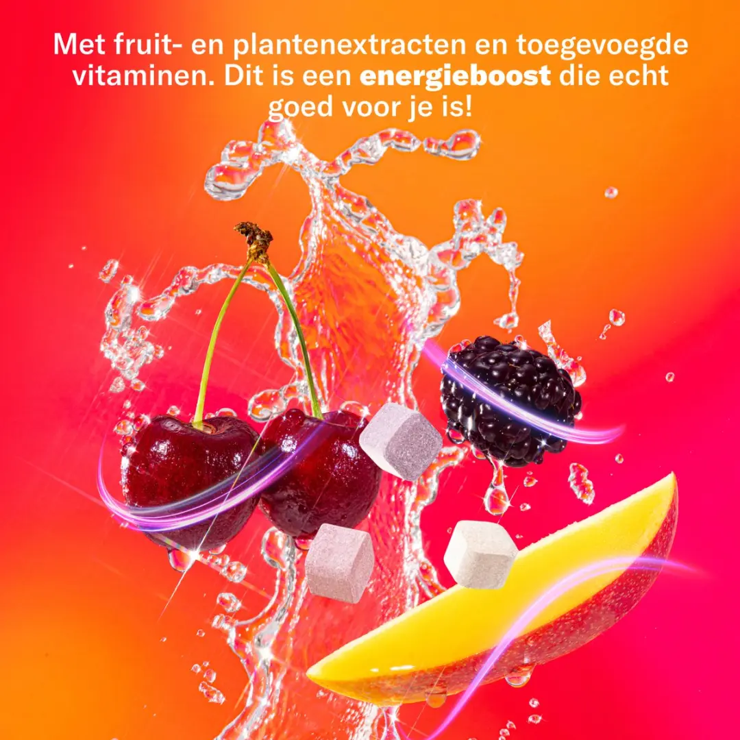 Waterdrop Energy Drink Kersensmaak - 36 Bruistabletten 72g