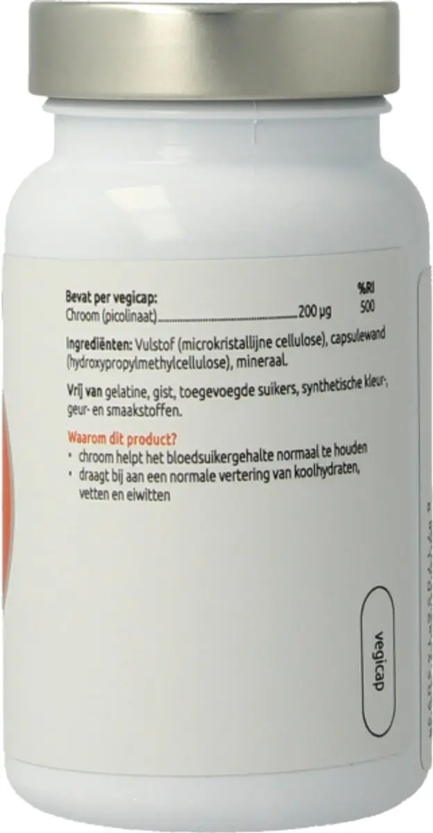 VitOrtho Chroom Picolinaat 200mcg 60 Vegetarische Capsules