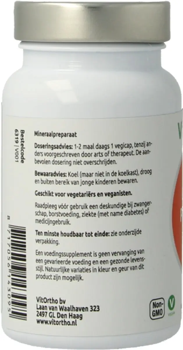 VitOrtho Chroom Picolinaat 200mcg 60 Vegetarische Capsules