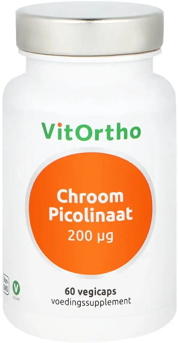 VitOrtho Chroom Picolinaat 200mcg 60 Vegetarische Capsules