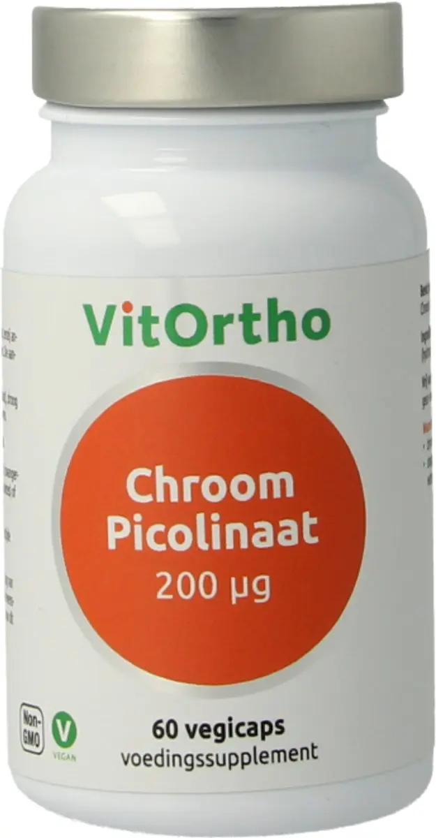 VitOrtho Chroom Picolinaat 200mcg 60 Vegetarische Capsules