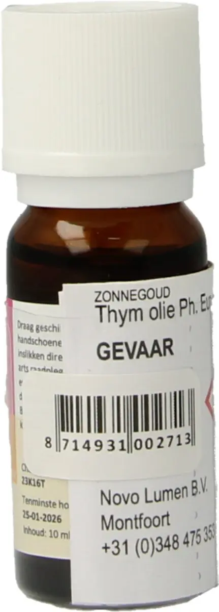 Zonnegoud Tijm Etherische Olie 10ml