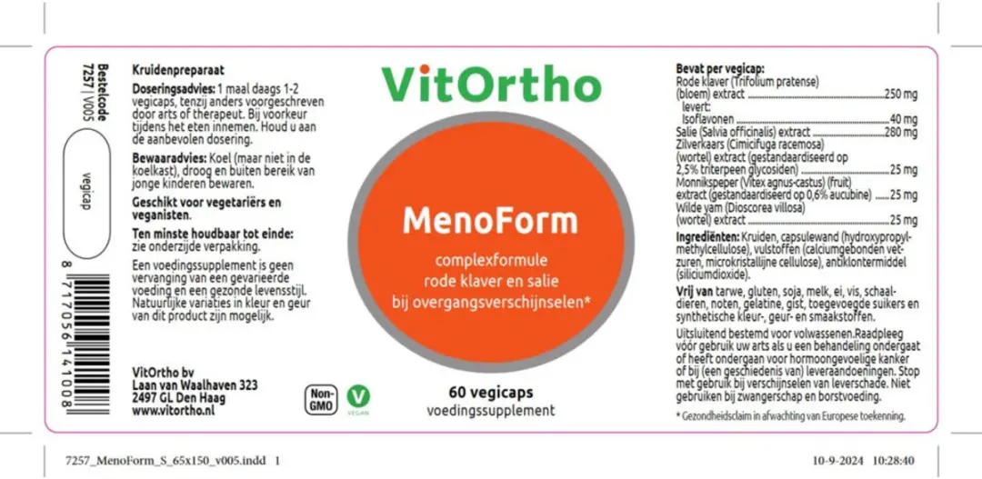 VitOrtho MenoForm 60 Vegicaps