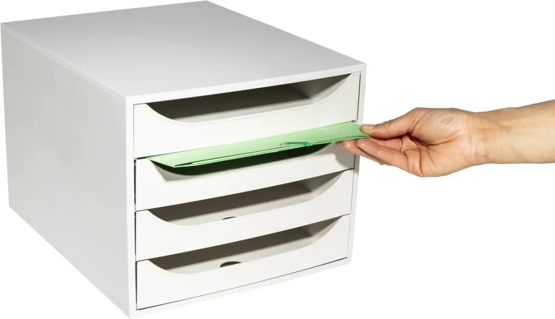 Exacompta ECOBOX Ladenblok 4 Laden - Grijs
