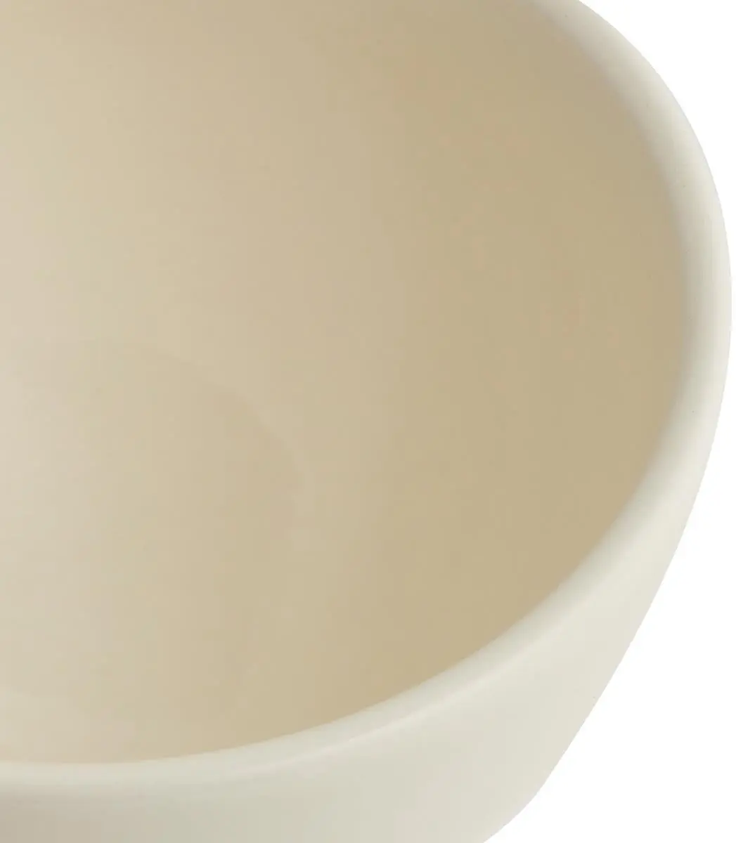 Royal Boch Kom op Voet 10cm - 6 Stuks - Wit