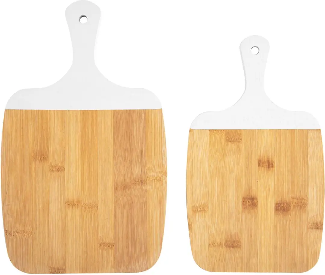 Present Time Snijplankset Gourmet Wit - 2 Stuks