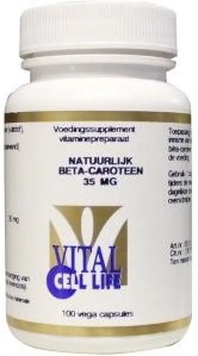 Vital Cell Life Beta Carot 30mg Pro Vitamine A 100mg