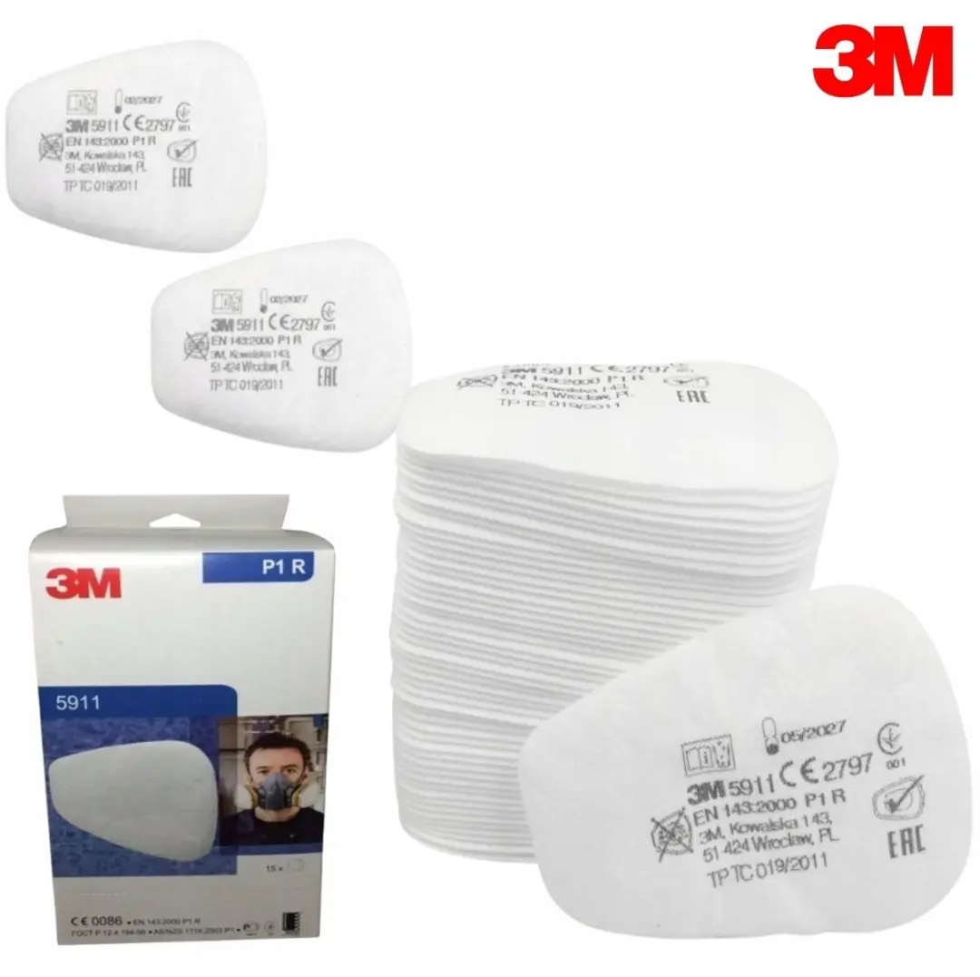3M 5911 Stoffilter-Inlegfilter P1