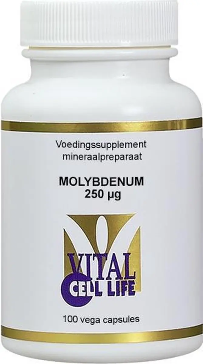 Vital Cell Life Molybdeen 250mcg - 100 Capsules