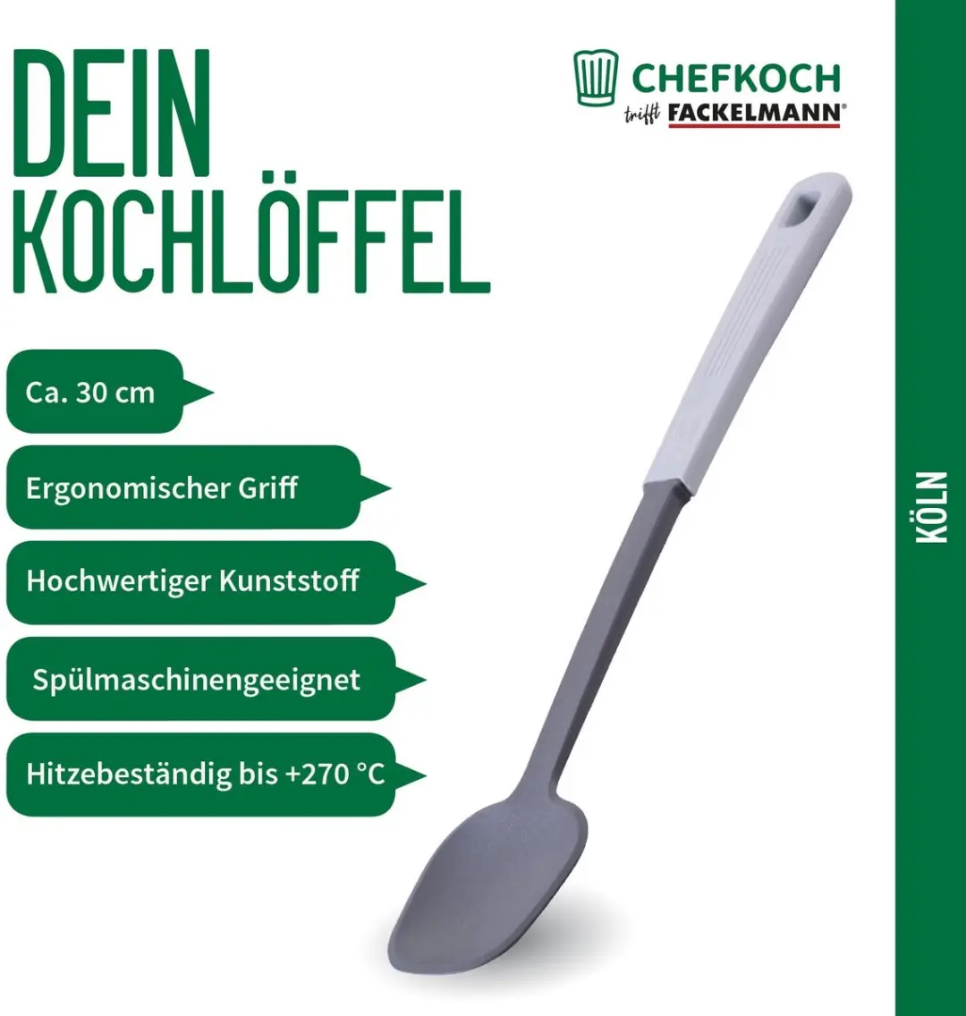 Fackelmann Chefkoch Kooklepel Keulen - afbeelding 2 van 6