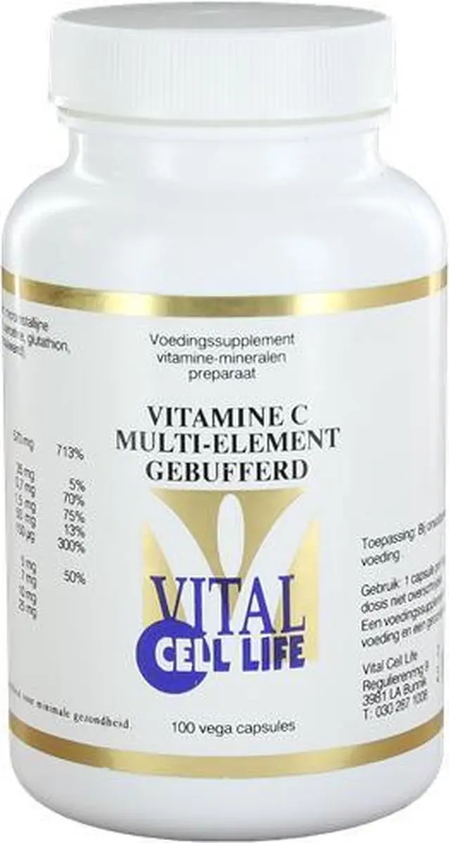 Vital Cell Life Vitamine C Gebufferd 100mg - 100 Stuks