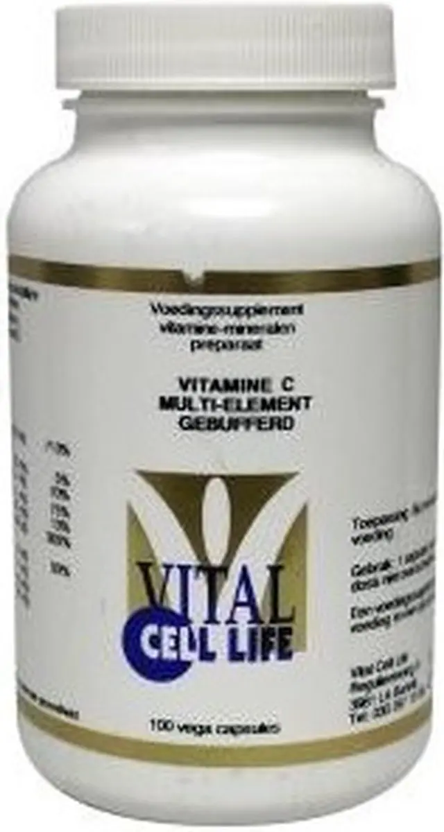 Vital Cell Life Vitamine C Gebufferd 100mg