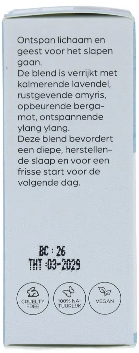 Volatile Voor Het Slapen Etherische Olie 10ml
