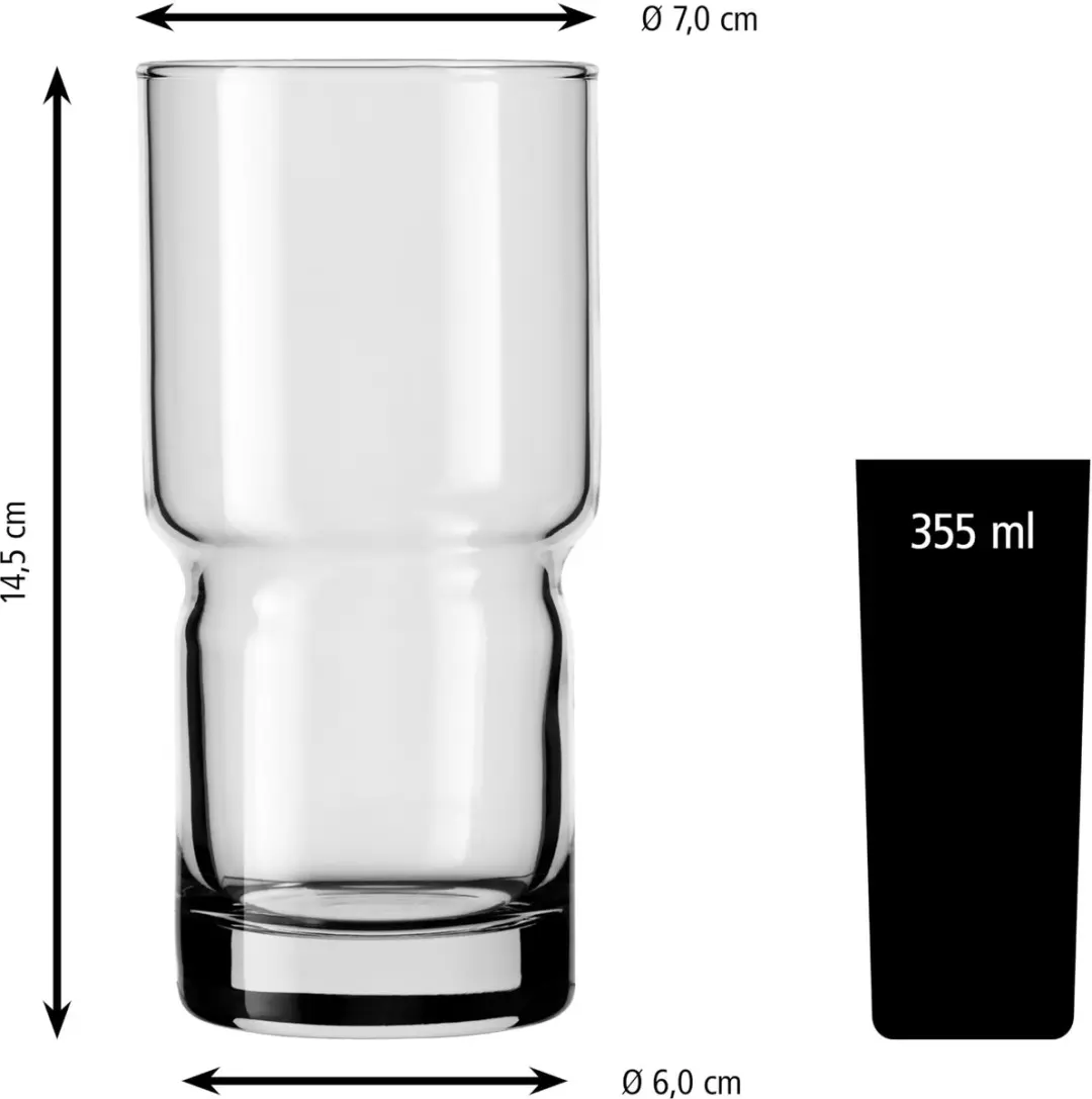 Libbey Newton Drinkglazen 355ml - 12 Stuks