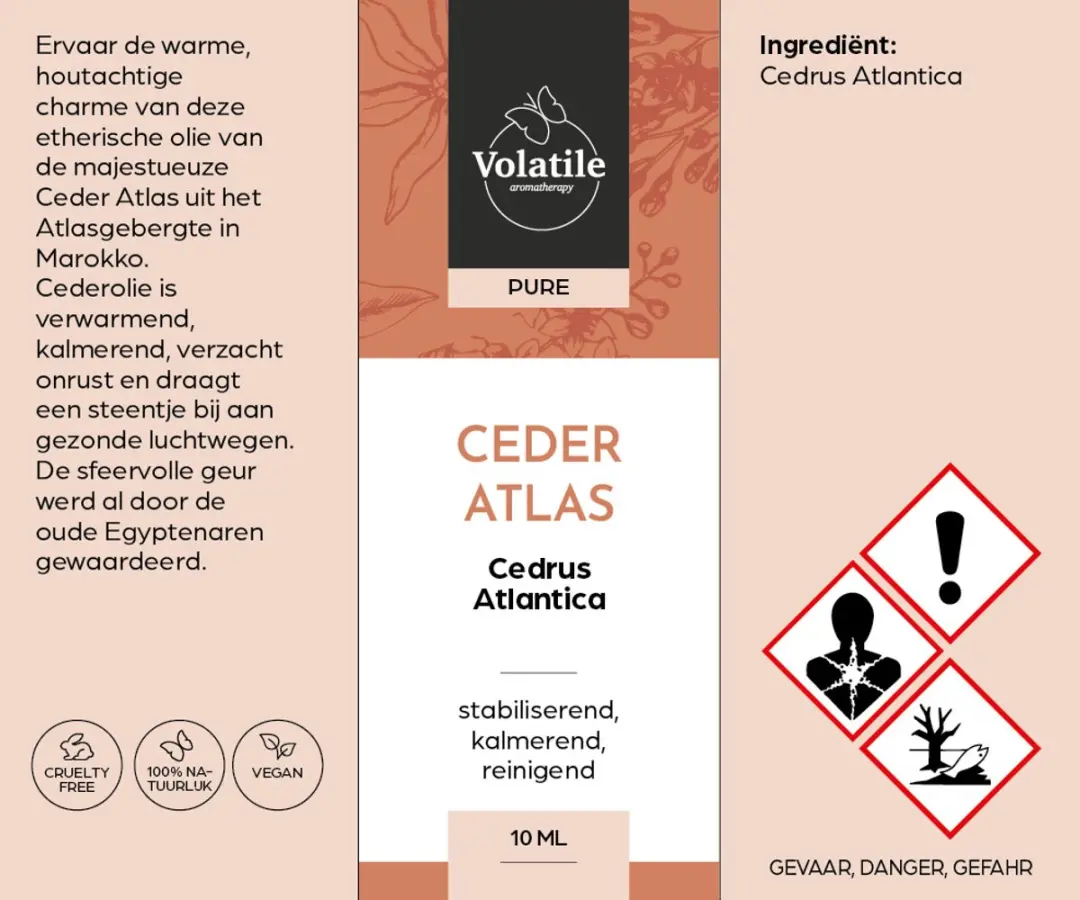 Volatile Ceder Atlas Etherische Olie 10ml