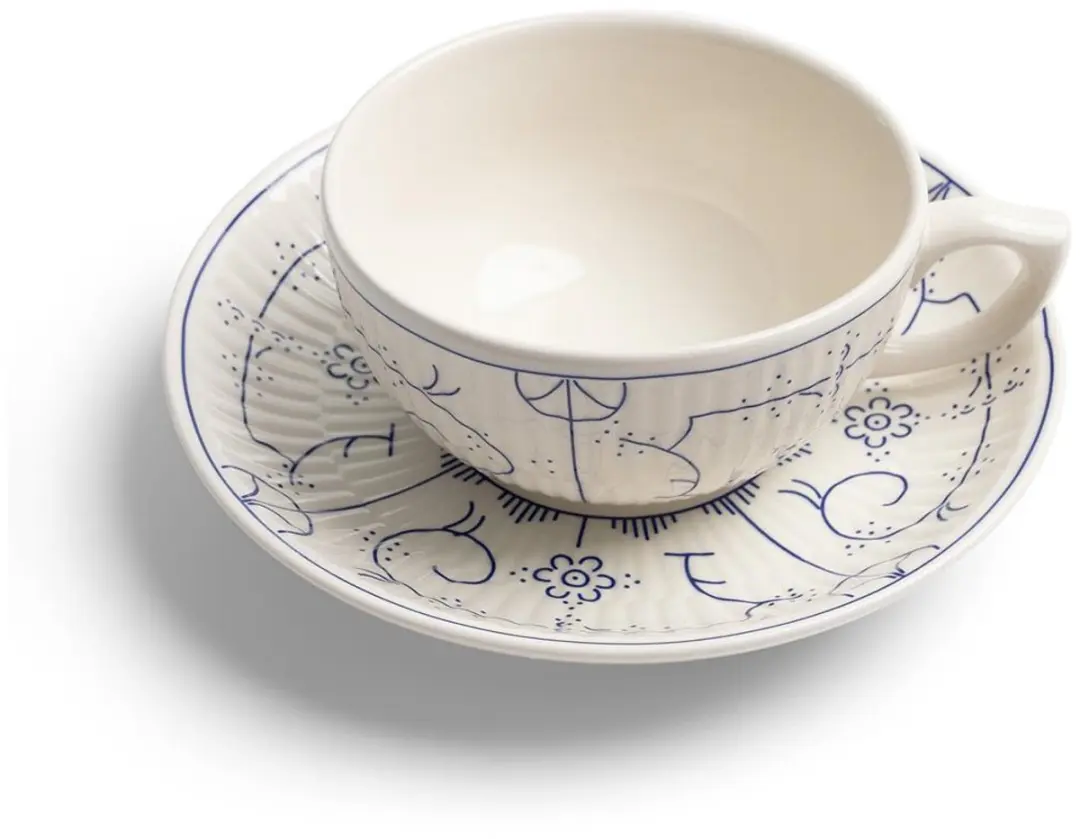 Royal Boch Copenhague Kop & Schotel Set 6-delig - 250ml - Wit