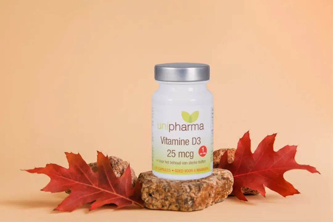 Unipharma Vitamine D3 25mcg - 180 Capsules