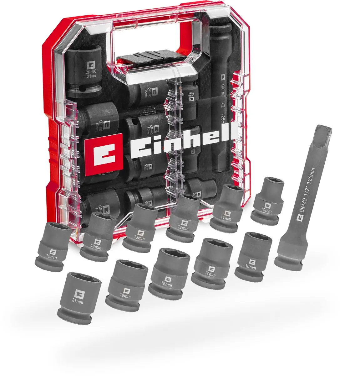 Einhell Impact 109283 Bit- en Steeksleutelset 1/2" - 12-delig