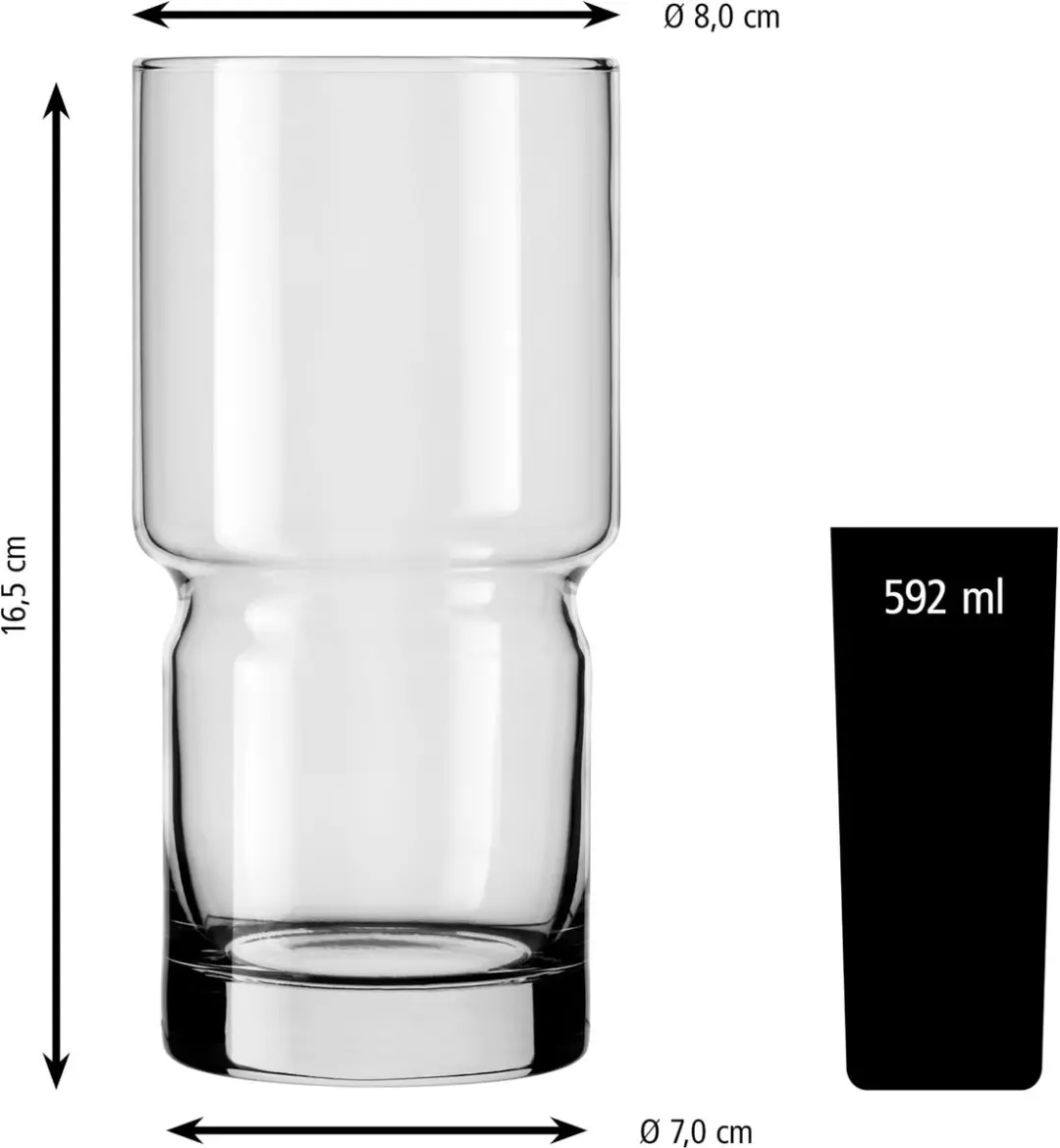 Libbey Newton Tumbler Drinkglazen 592ml - 12 Stuks