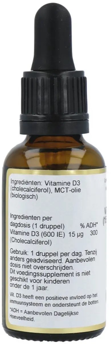 Vital Cell Life Vit D3 15Mcg Druppels 30ml - 30 Stuks