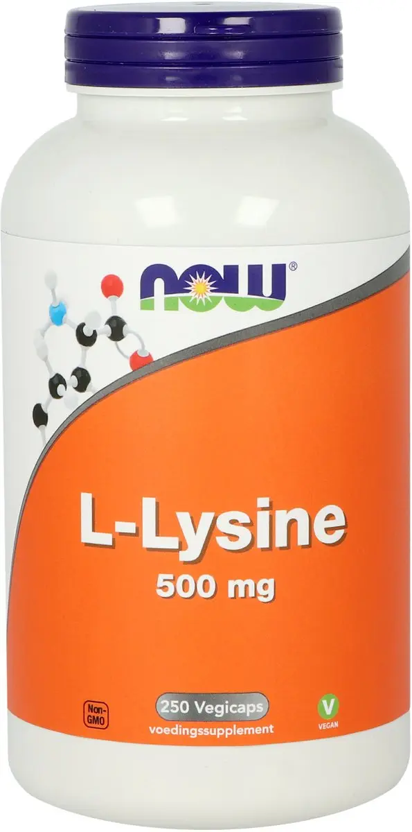 VitOrtho L-Lysine 500mg Vegetarische Capsules - 250 Stuks