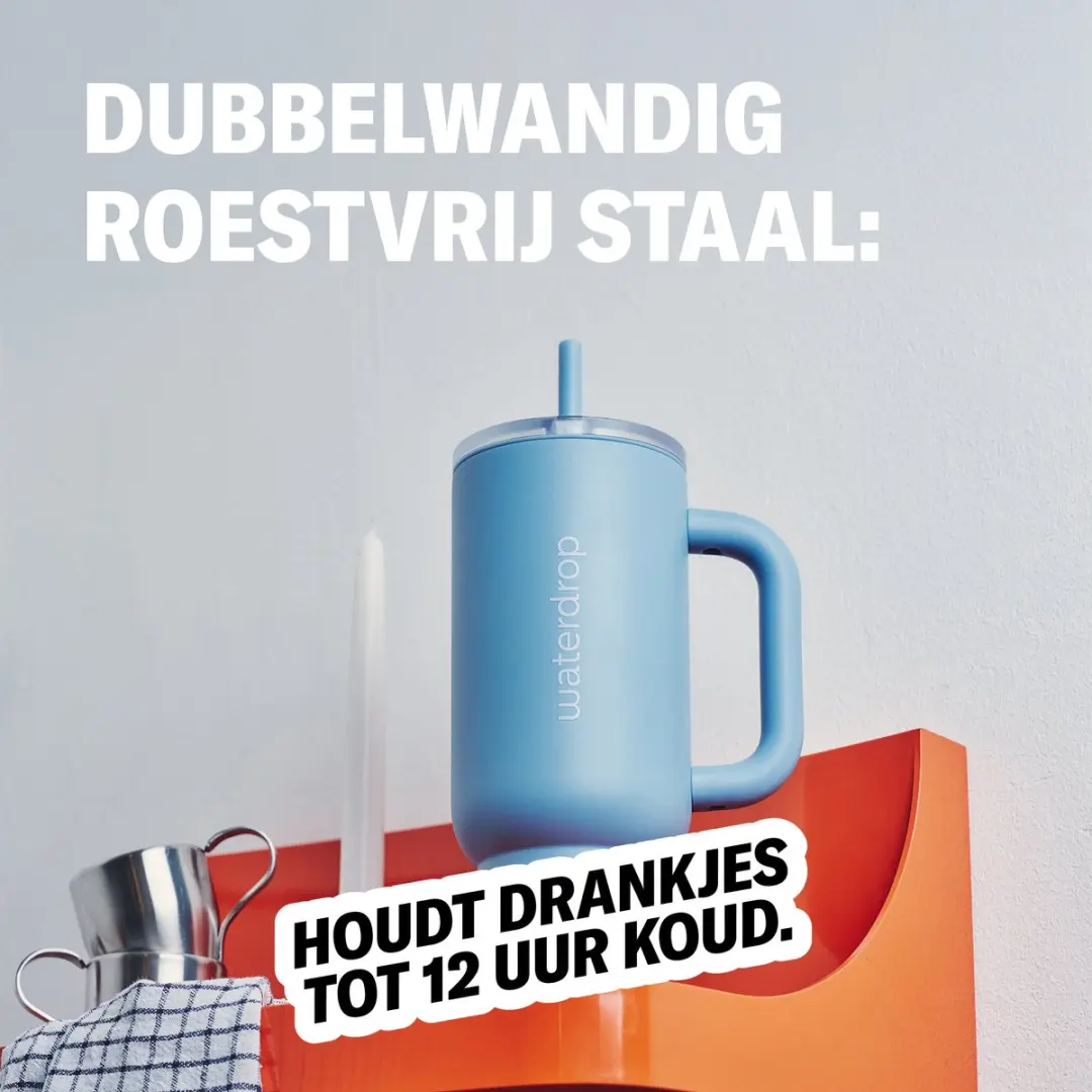 Waterdrop Explorer Thermo Drinkbeker 1,1L - 12 uur koud - Leiblauw