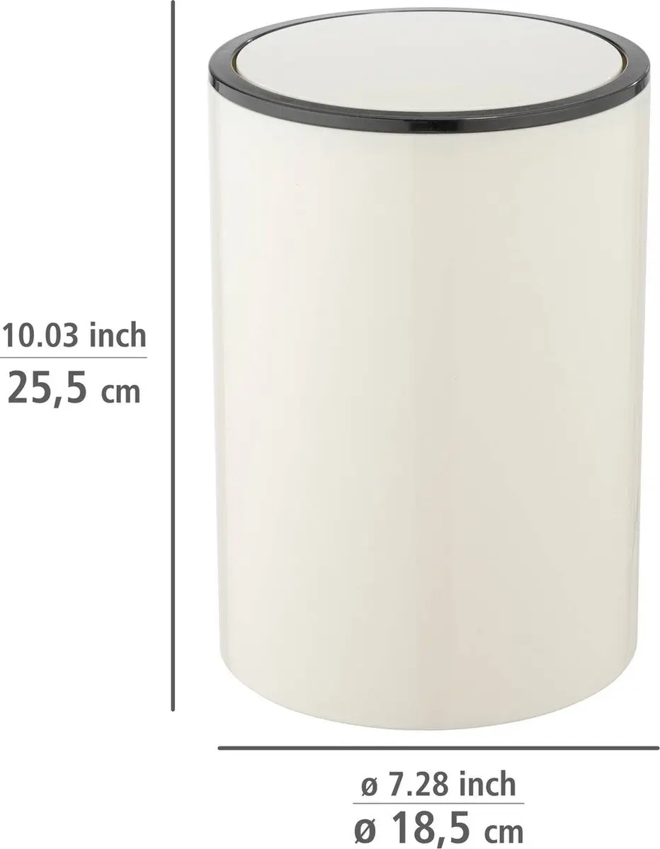 Wenko Inca Prullenbak 5L - Beige