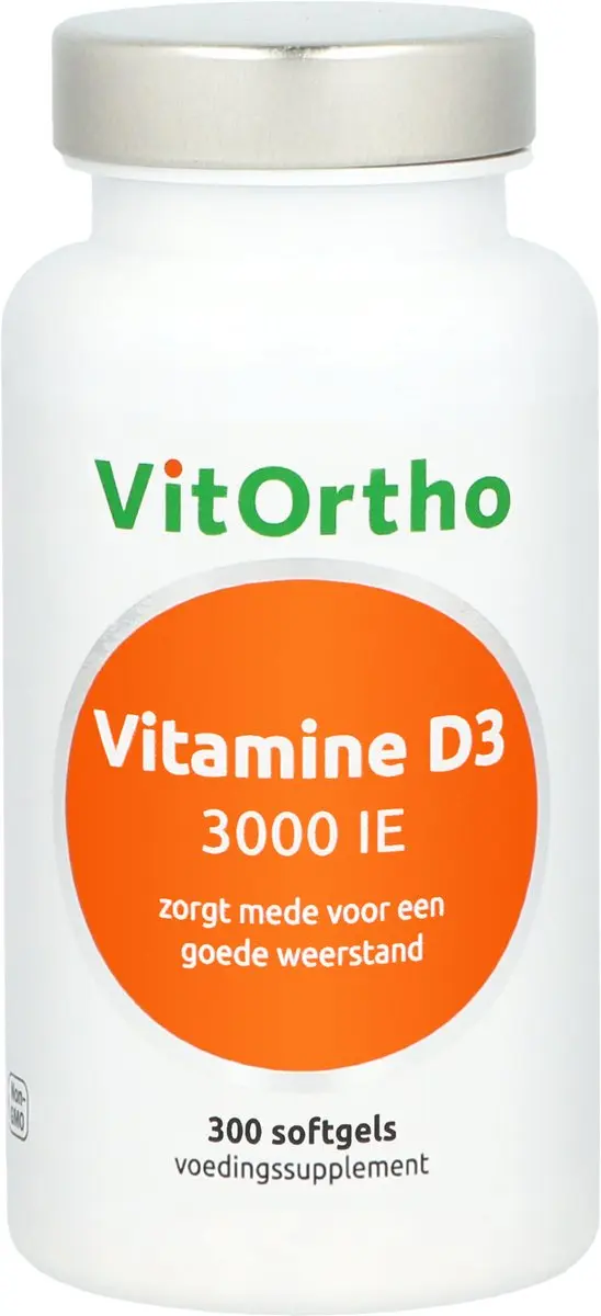 VitOrtho Vitamine D3 3000 IE 300 Softgels