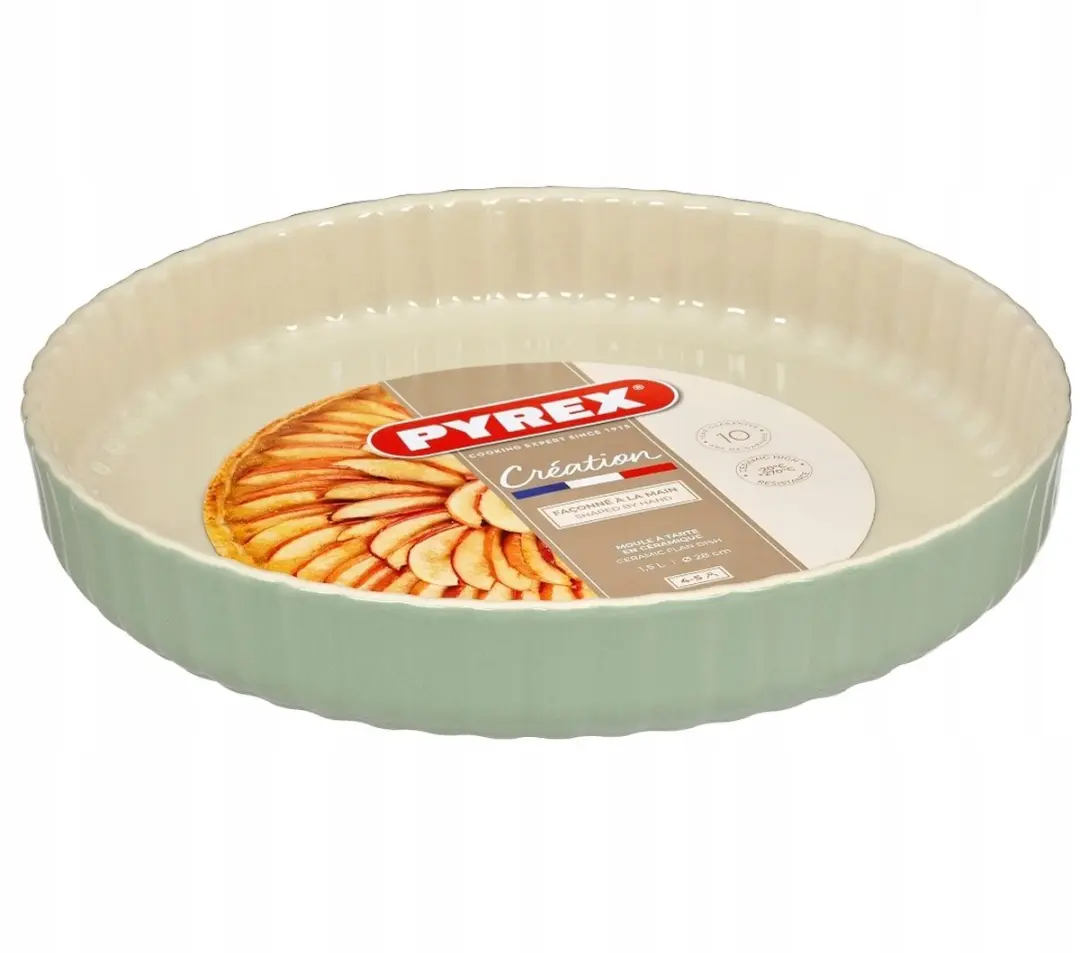 PYREX Creation Keramische Taartvorm Ø28cm - Groen