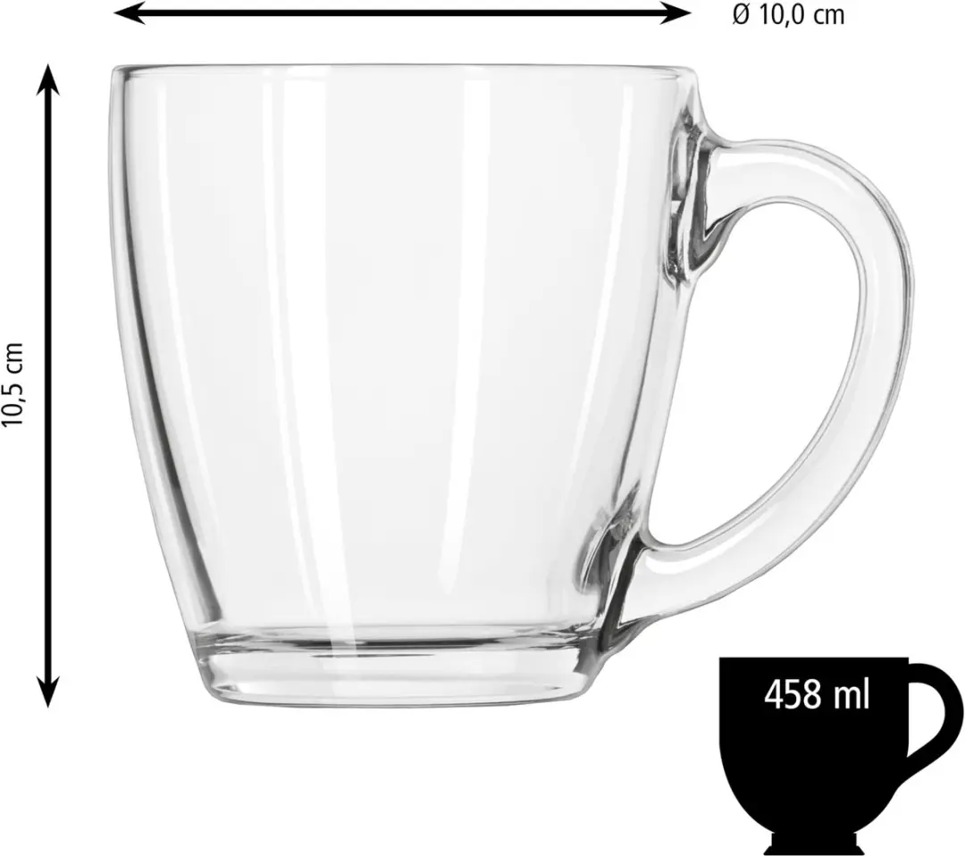 Libbey Tapered Tumbler Glazen 70493 - 6 Stuks - 458ml - afbeelding 4 van 6