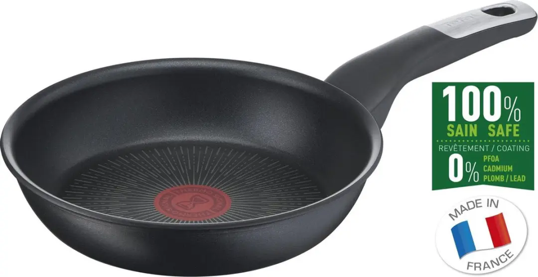 Tefal Unlimited Koekenpan 20cm Titanium - Zwart - afbeelding 6 van 6