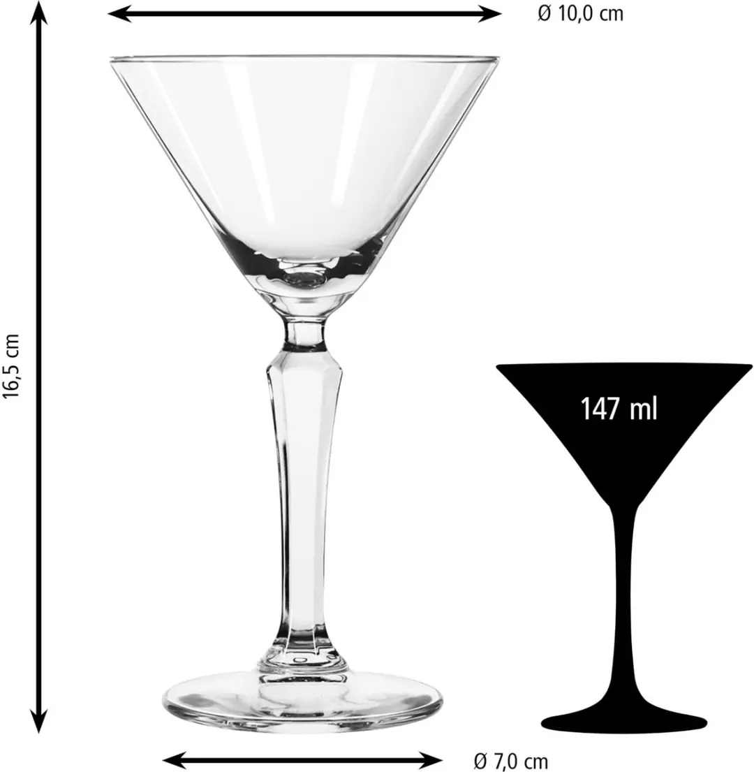 Libbey Speakeasy Martini Glazen 12 Stuks - 147ml - afbeelding 4 van 6
