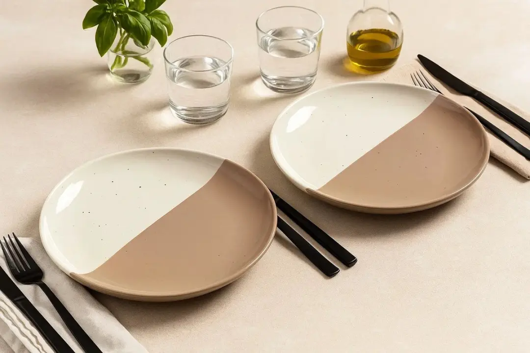Cookinglife Dinerborden Leem Ø27cm - 6 Stuks