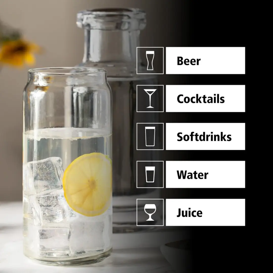 Libbey Glass Cans Drinkglazen 70463 - 12 Stuks - 591ml