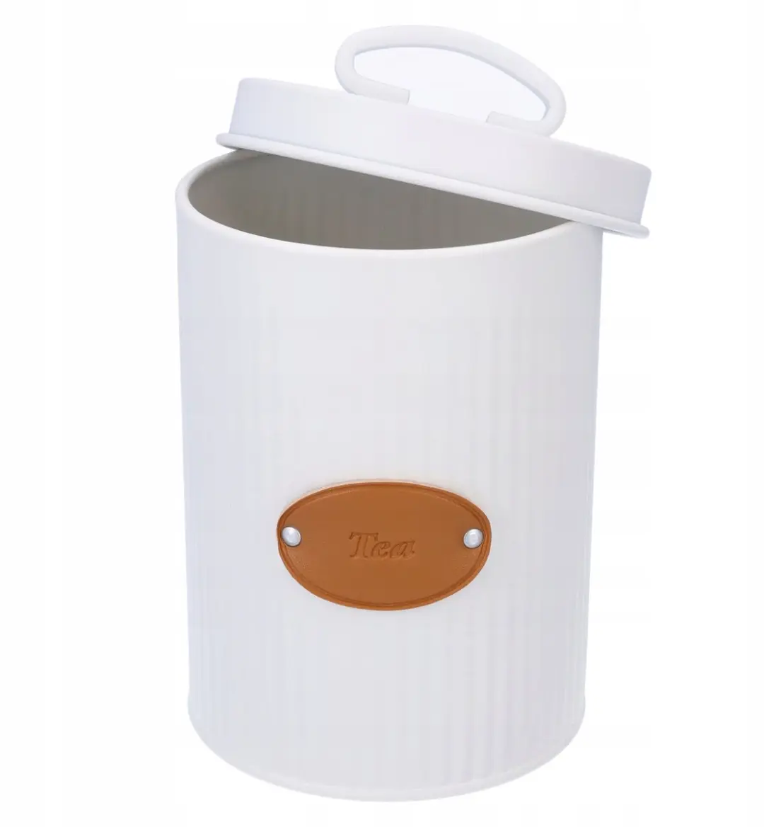 Excellent Houseware Hermetische Theebus - Wit/Beige - afbeelding 2 van 4