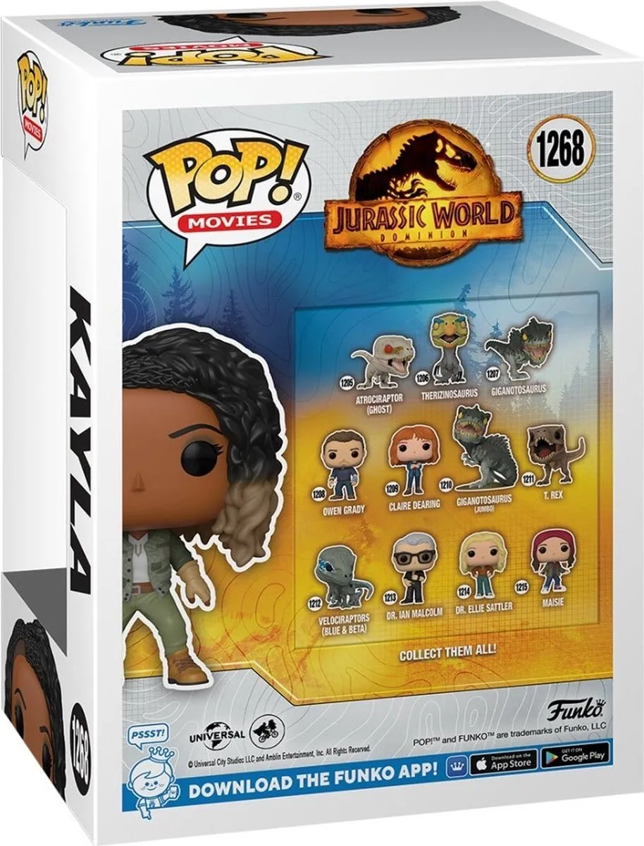 Funko POP! Jurassic Park Kayla - 9cm - Multicolor